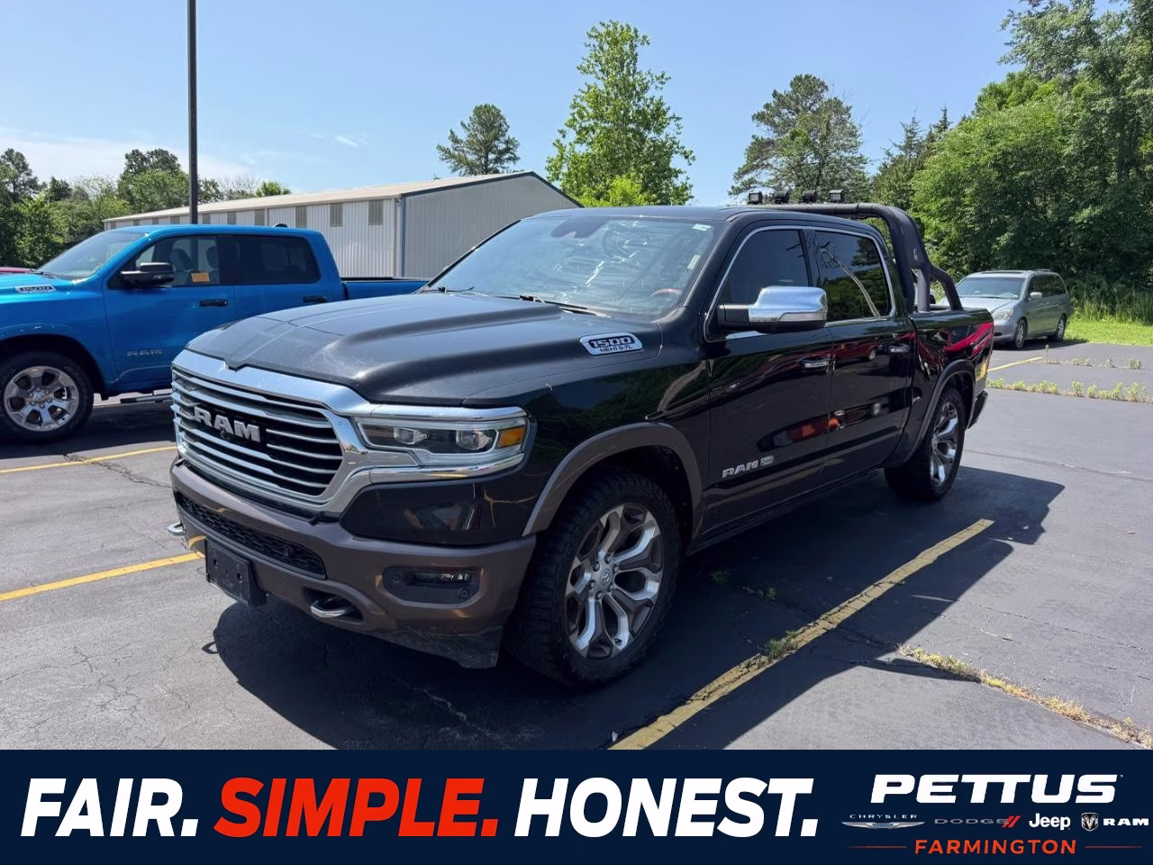 2020 Diamond Black Crystal Pearlcoat Ram 1500 Limited 4X4 Truck