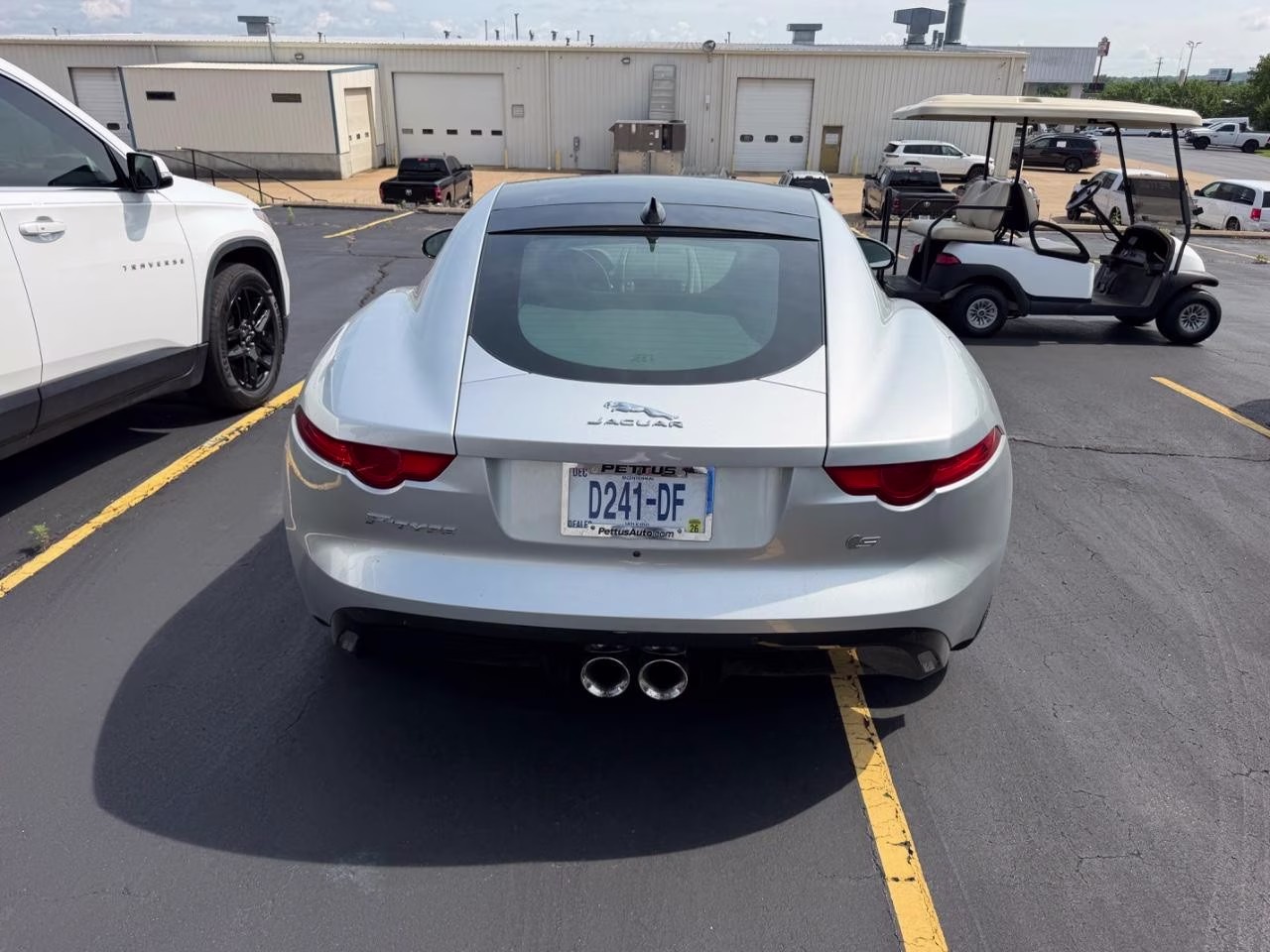 2015 Rhodium Silver Metallic Jaguar F-TYPE V6 S RWD Coupe