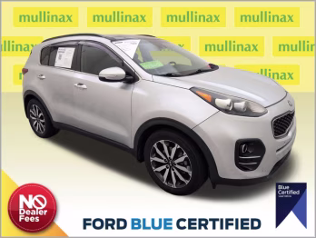 2019 Sparkling Silver Kia Sportage EX FWD SUV