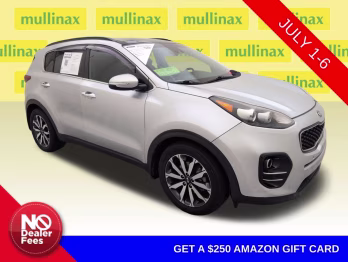 2019 Sparkling Silver Kia Sportage EX FWD SUV