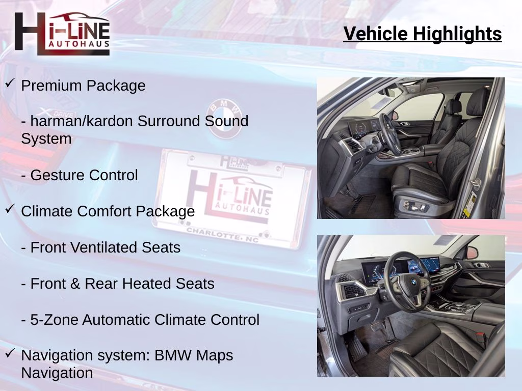 2024 Skyscraper Gray Metallic BMW X7 xDrive40i AWD SUV