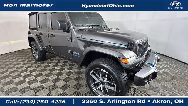 2024 Granite Crystal Metallic Clearcoat Jeep Wrangler Sport S 4xe 4X4 SUV