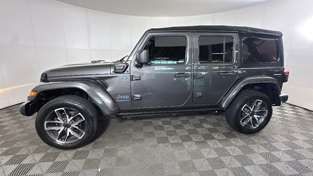 2024 Granite Crystal Metallic Clearcoat Jeep Wrangler Sport S 4xe 4X4 SUV