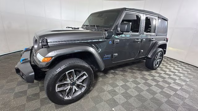 2024 Granite Crystal Metallic Clearcoat Jeep Wrangler Sport S 4xe 4X4 SUV