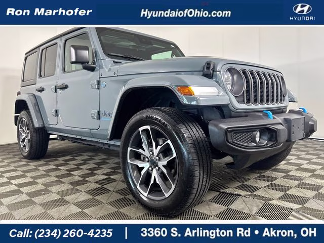 2024 Anvil Clear Coat Jeep Wrangler Sport S 4xe 4X4 SUV