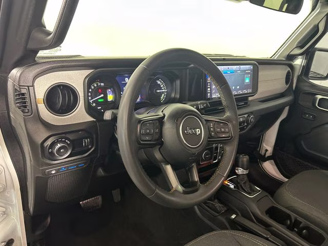 2024 Bright White Clearcoat Jeep Wrangler Sport S 4xe 4X4 SUV