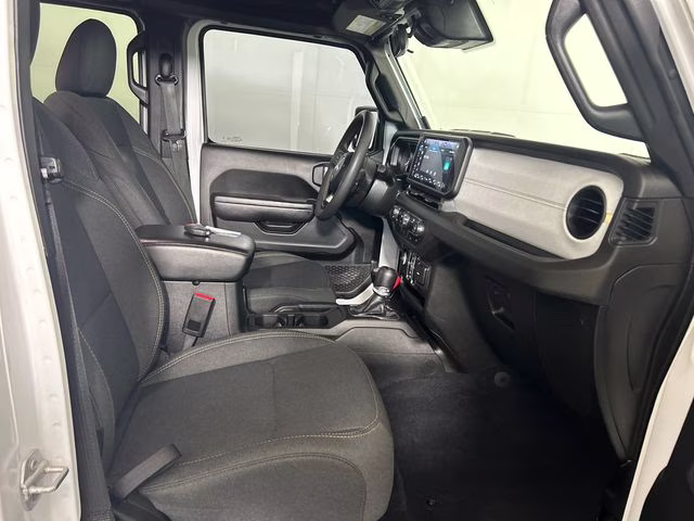 2024 Bright White Clearcoat Jeep Wrangler Sport S 4xe 4X4 SUV