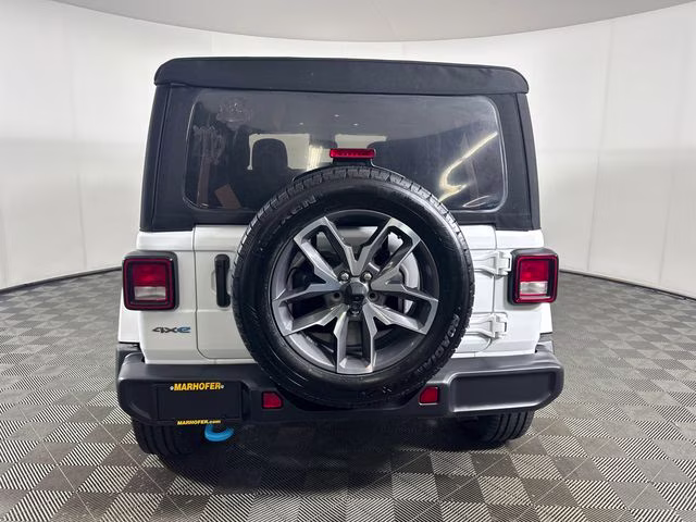 2024 Bright White Clearcoat Jeep Wrangler Sport S 4xe 4X4 SUV