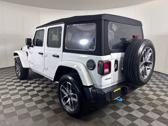 2024 Bright White Clearcoat Jeep Wrangler Sport S 4xe 4X4 SUV