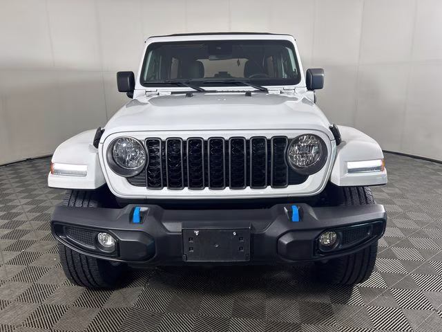 2024 Bright White Clearcoat Jeep Wrangler Sport S 4xe 4X4 SUV