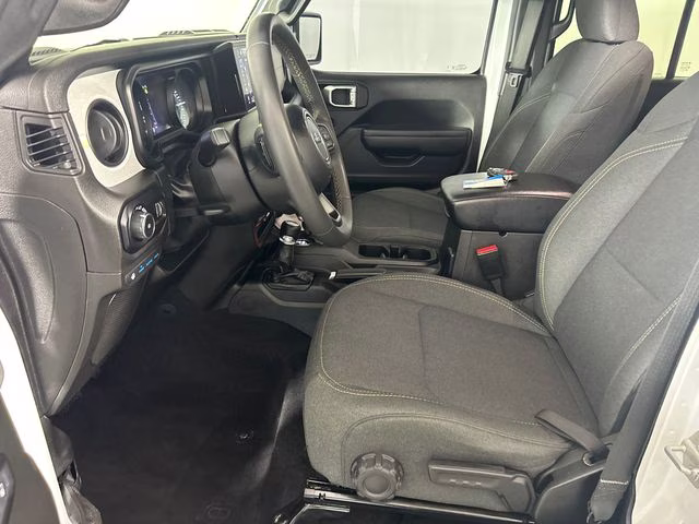 2024 Bright White Clearcoat Jeep Wrangler Sport S 4xe 4X4 SUV