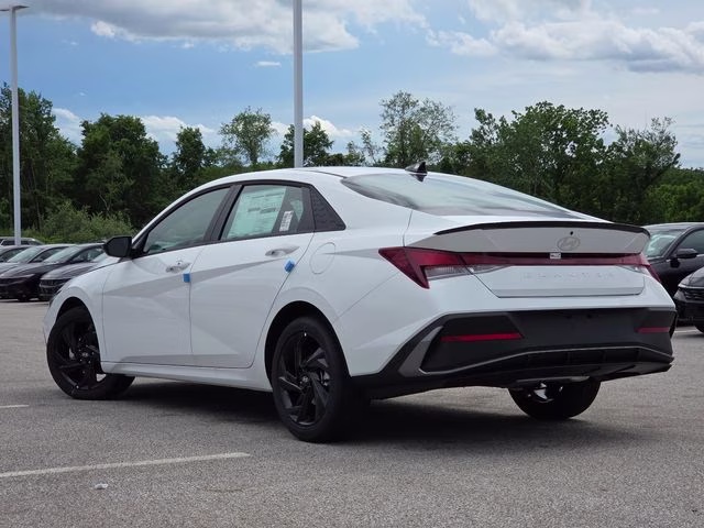2026 Serenity White Pearl Hyundai Elantra SEL Sport FWD Sedan