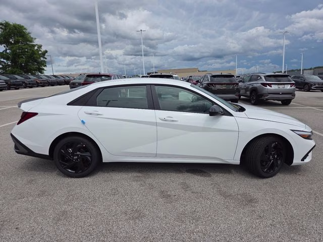 2026 Serenity White Pearl Hyundai Elantra SEL Sport FWD Sedan