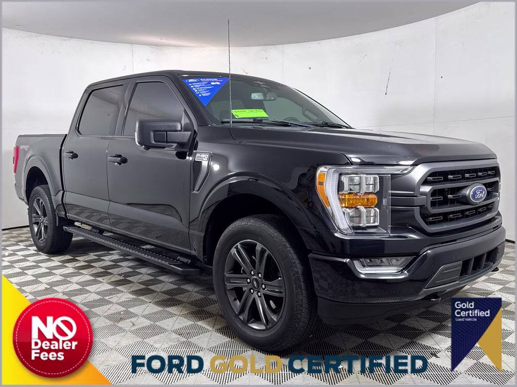 2023 Black Metallic Ford F-150 XLT 4X4 Truck