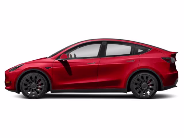 2023 Red Multi-Coat Tesla Model Y Long Range AWD SUV