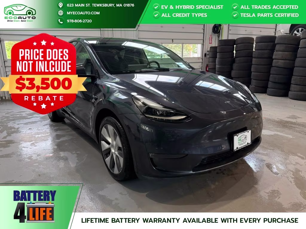 2024 Stealth Gray Tesla Model Y Long Range AWD SUV