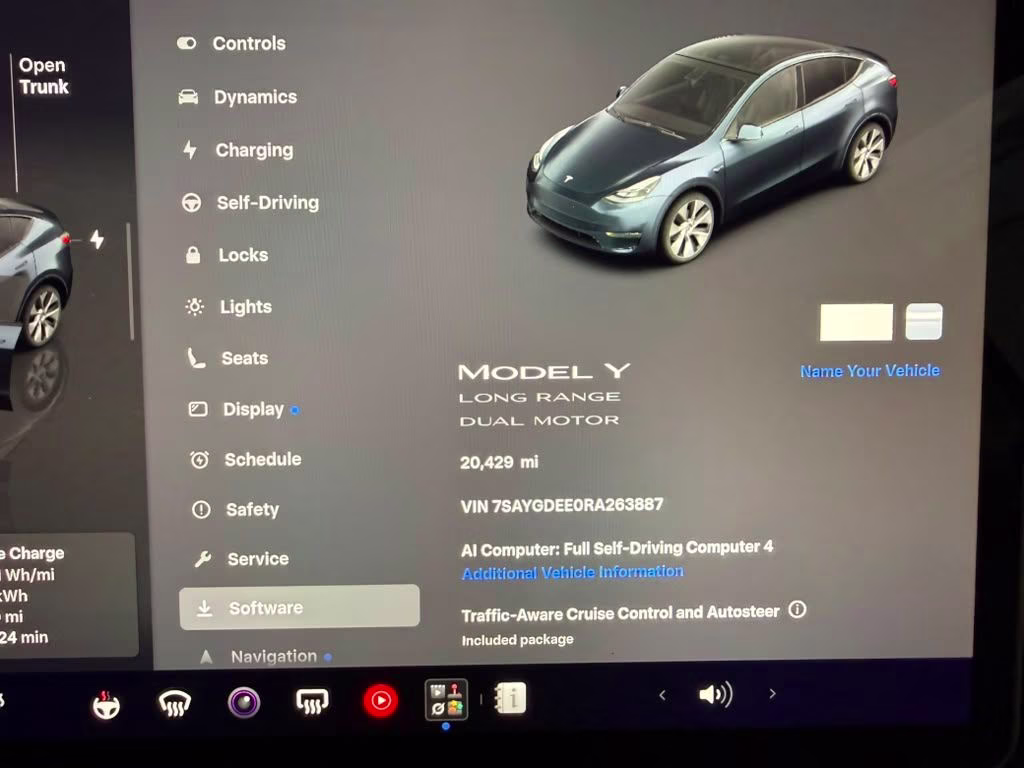 2024 Stealth Gray Tesla Model Y Long Range AWD SUV
