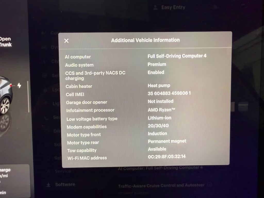 2024 Stealth Gray Tesla Model Y Long Range AWD SUV