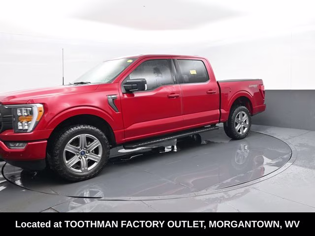 2022 Red Ford F-150 XLT 4X4 Truck