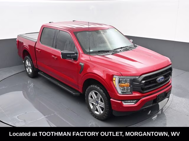2022 Red Ford F-150 XLT 4X4 Truck