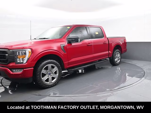 2022 Red Ford F-150 XLT 4X4 Truck