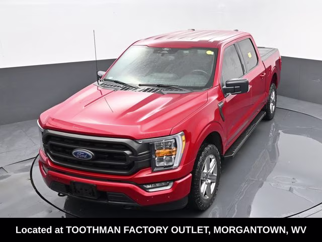 2022 Red Ford F-150 XLT 4X4 Truck