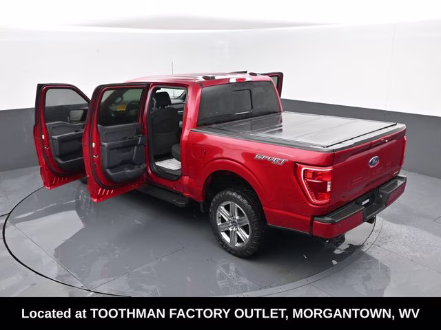 2022 Red Ford F-150 XLT 4X4 Truck