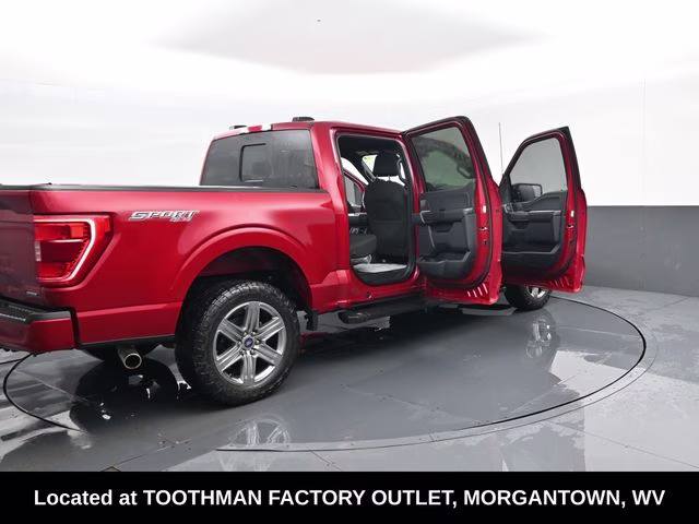2022 Red Ford F-150 XLT 4X4 Truck