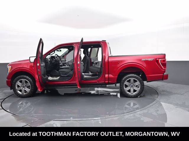 2022 Red Ford F-150 XLT 4X4 Truck