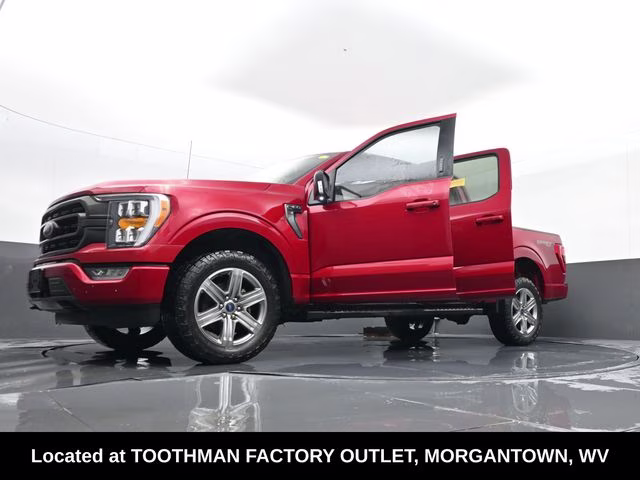 2022 Red Ford F-150 XLT 4X4 Truck