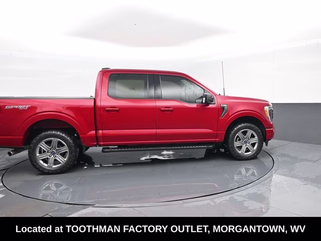 2022 Red Ford F-150 XLT 4X4 Truck