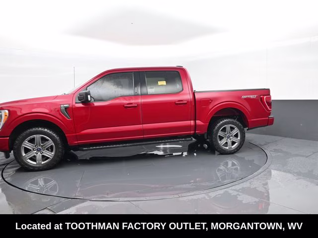 2022 Red Ford F-150 XLT 4X4 Truck