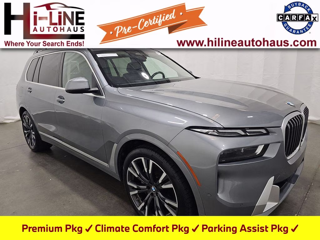2024 Skyscraper Gray Metallic BMW X7 xDrive40i AWD SUV