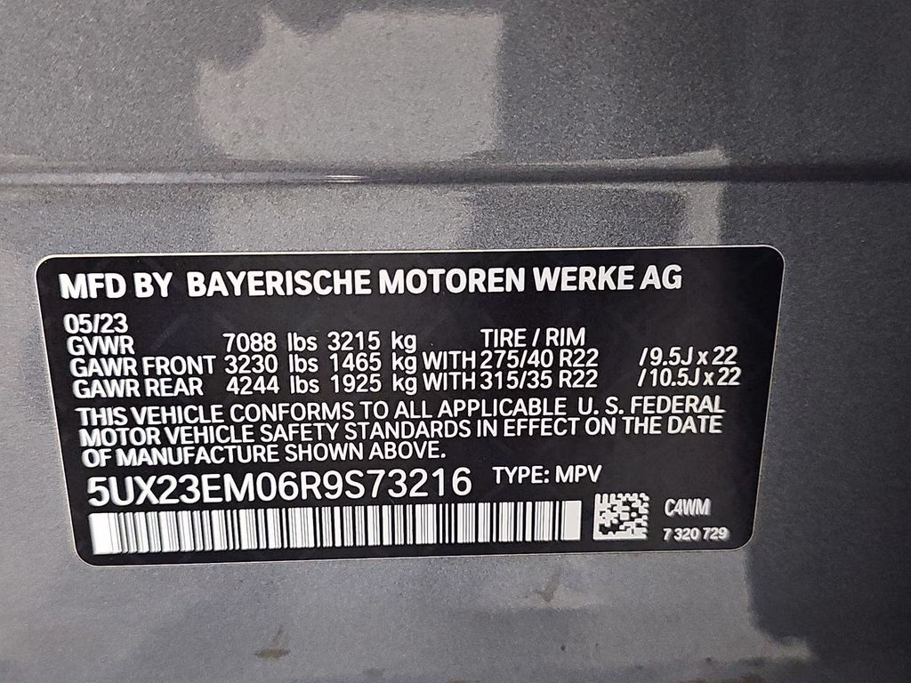 2024 Skyscraper Gray Metallic BMW X7 xDrive40i AWD SUV