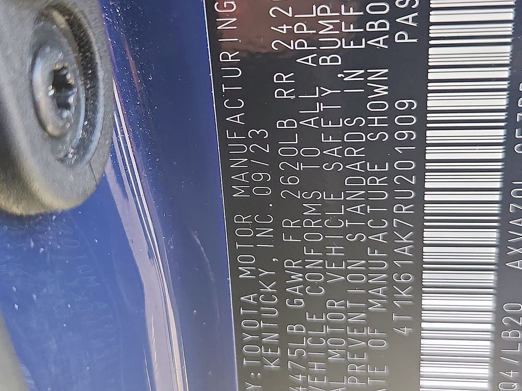 2024 Reservoir Blue Toyota Camry XSE FWD Sedan