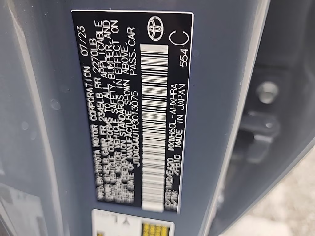 2023 Gray Toyota Prius Limited FWD Hatchback