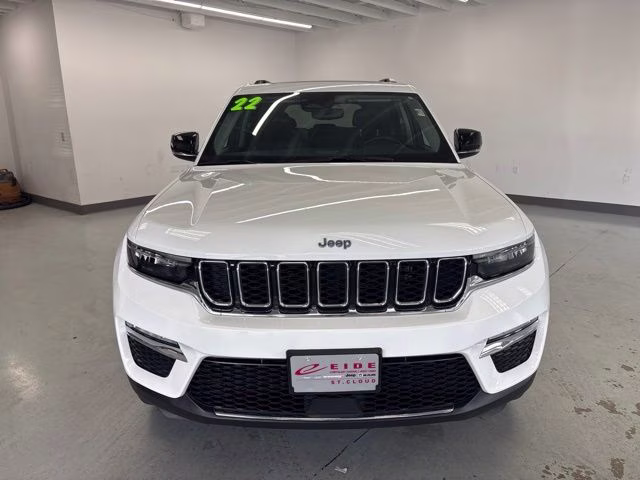 2022 Bright White Clearcoat Jeep Grand Cherokee 4xe 4X4 SUV
