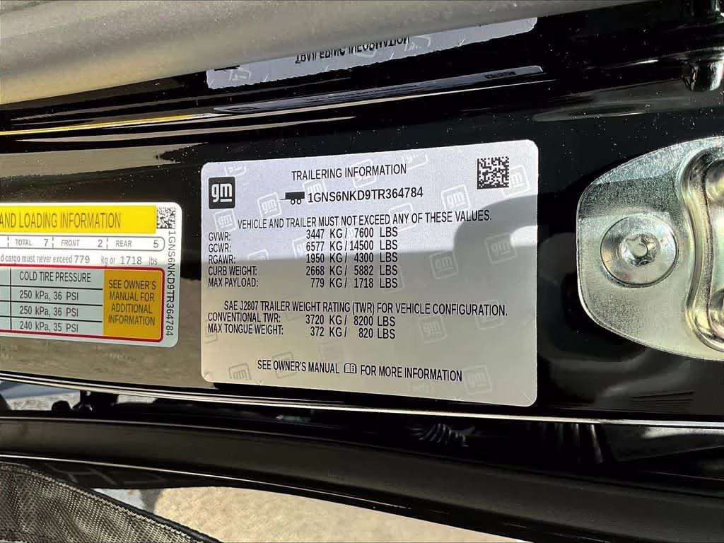 2026 Black Chevrolet Tahoe LT 4X4 SUV