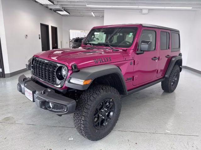 2026 Tuscadero Pearlcoat Jeep Wrangler Willys 4X4 SUV