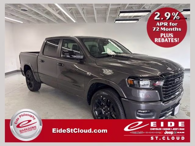 2026 Granite Crystal Metallic Clearcoat Ram 1500 Laramie Night Edition 4X4 Truck