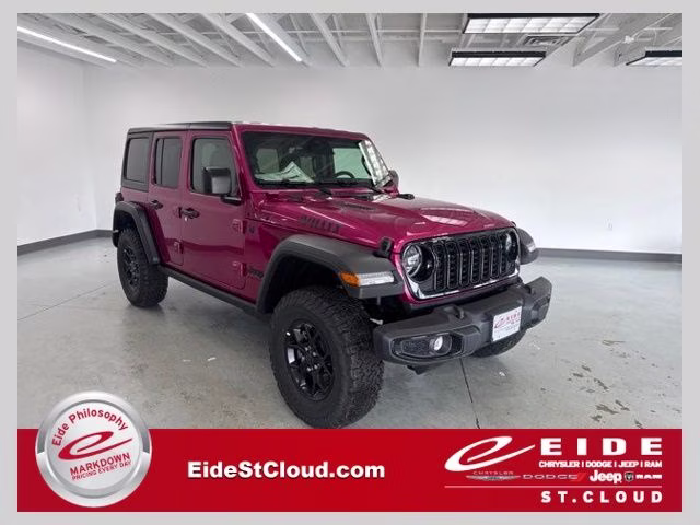 2026 Tuscadero Pearlcoat Jeep Wrangler Willys 4X4 SUV