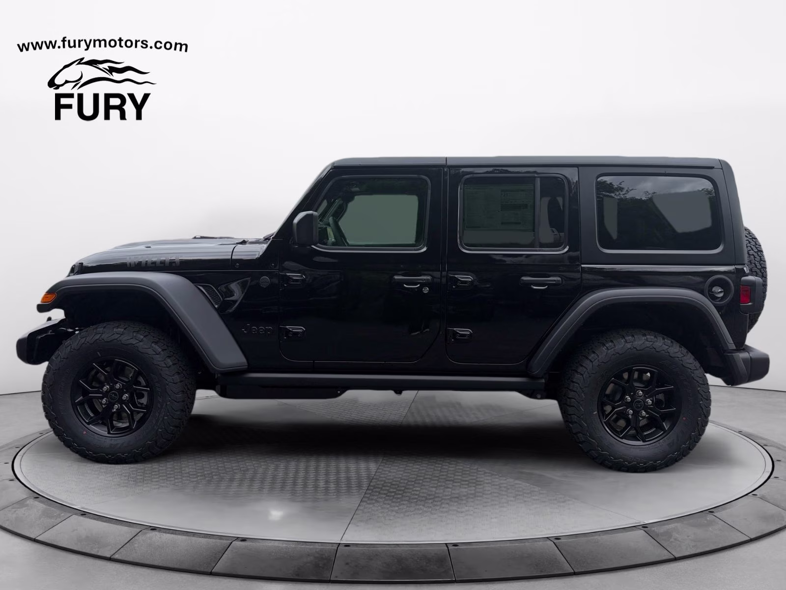 2026 Black Clearcoat Jeep Wrangler Willys 4X4 SUV