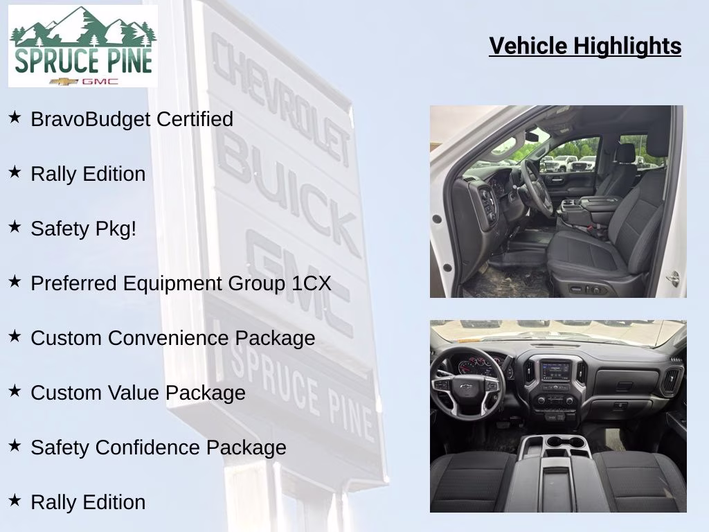 2022 Summit White Chevrolet Silverado 1500 LTD Custom 4X4 Truck