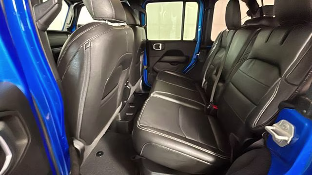 2023 Hydro Blue Pearl Coat Jeep Wrangler Sahara 4xe 4X4 SUV