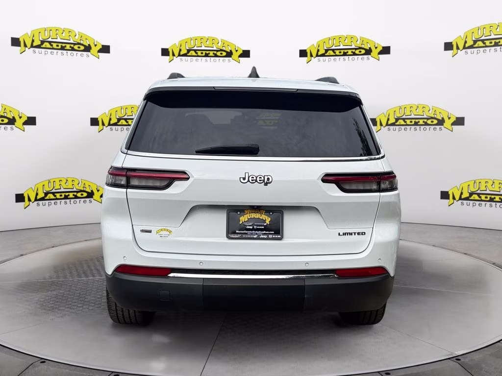 2021 Bright White Clearcoat Jeep Grand Cherokee L Limited RWD SUV