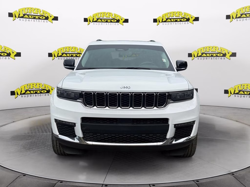 2021 Bright White Clearcoat Jeep Grand Cherokee L Limited RWD SUV