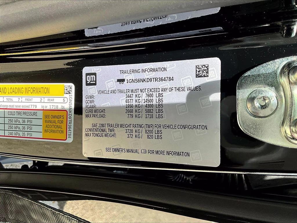 2026 Black Chevrolet Tahoe LT 4X4 SUV
