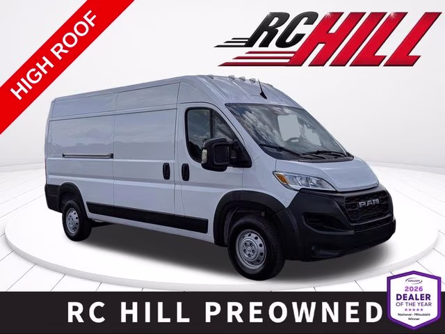 2023 Bright White Clearcoat Ram ProMaster 2500 High Roof FWD Van
