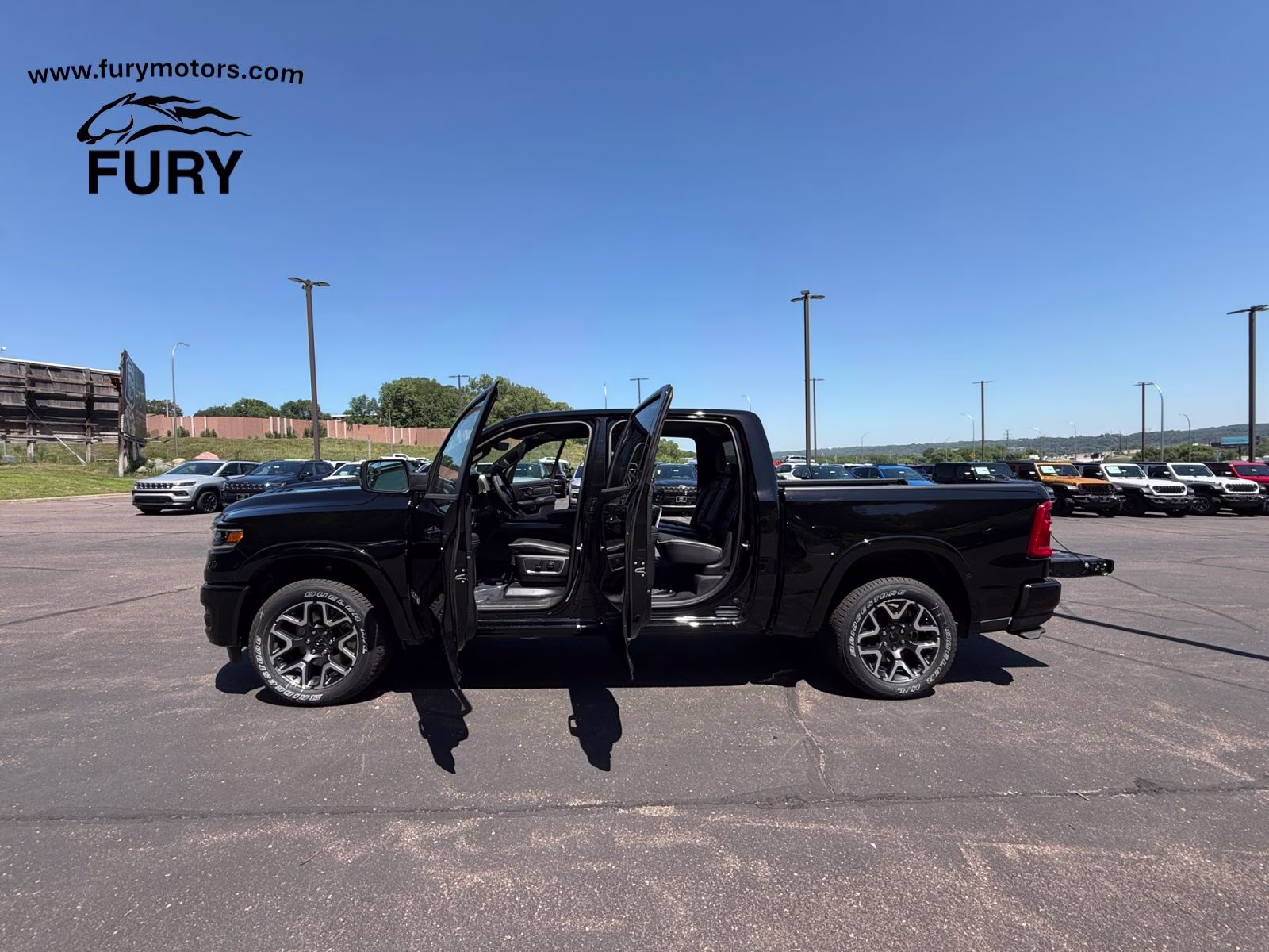 2026 Diamond Black Crystal Pearlcoat Ram 1500 Laramie 4X4 Truck
