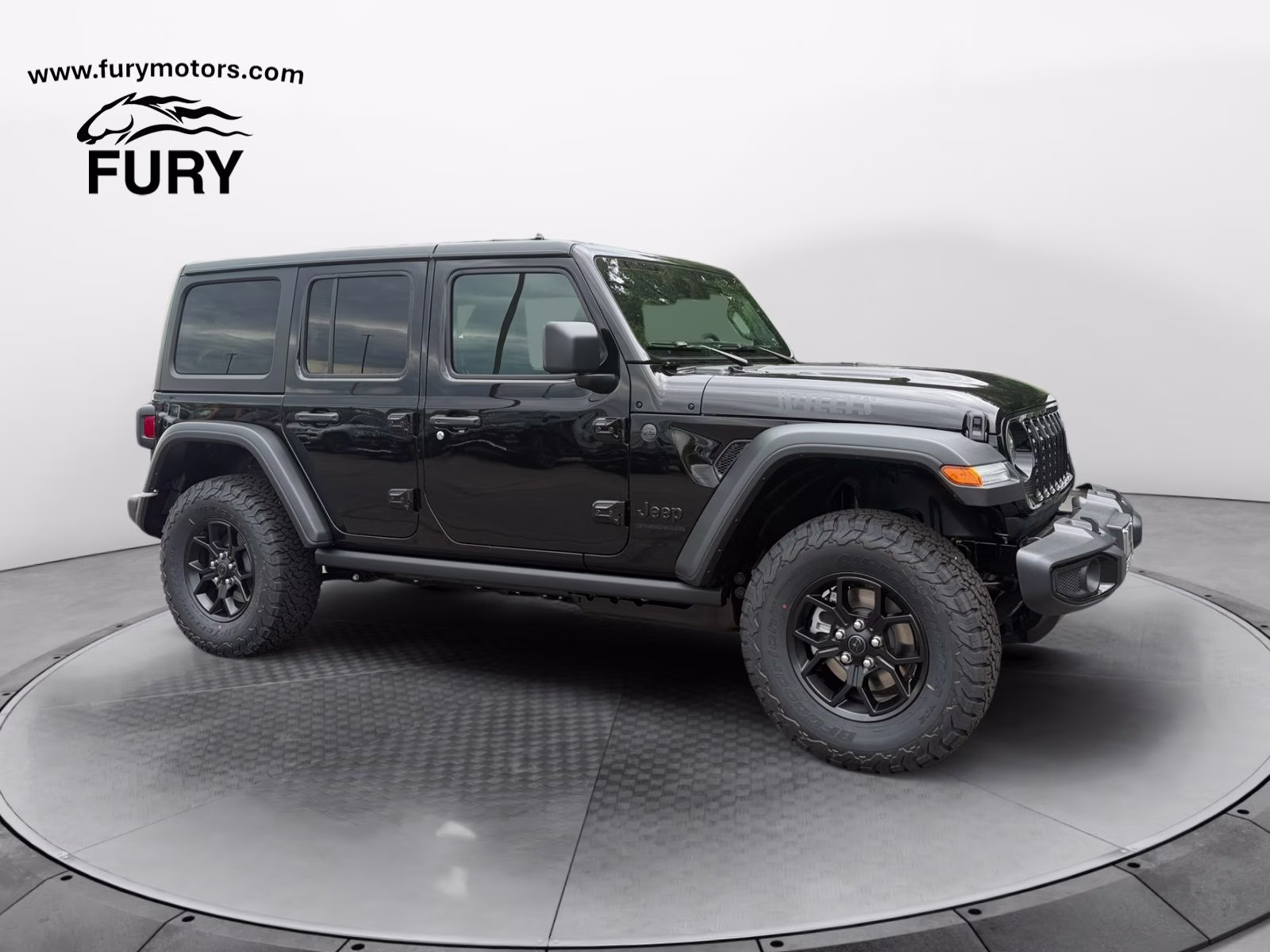 2026 Black Clearcoat Jeep Wrangler Willys 4X4 SUV